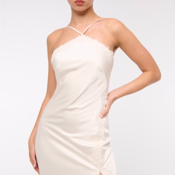White Halter Dress - Picture 8 of 8